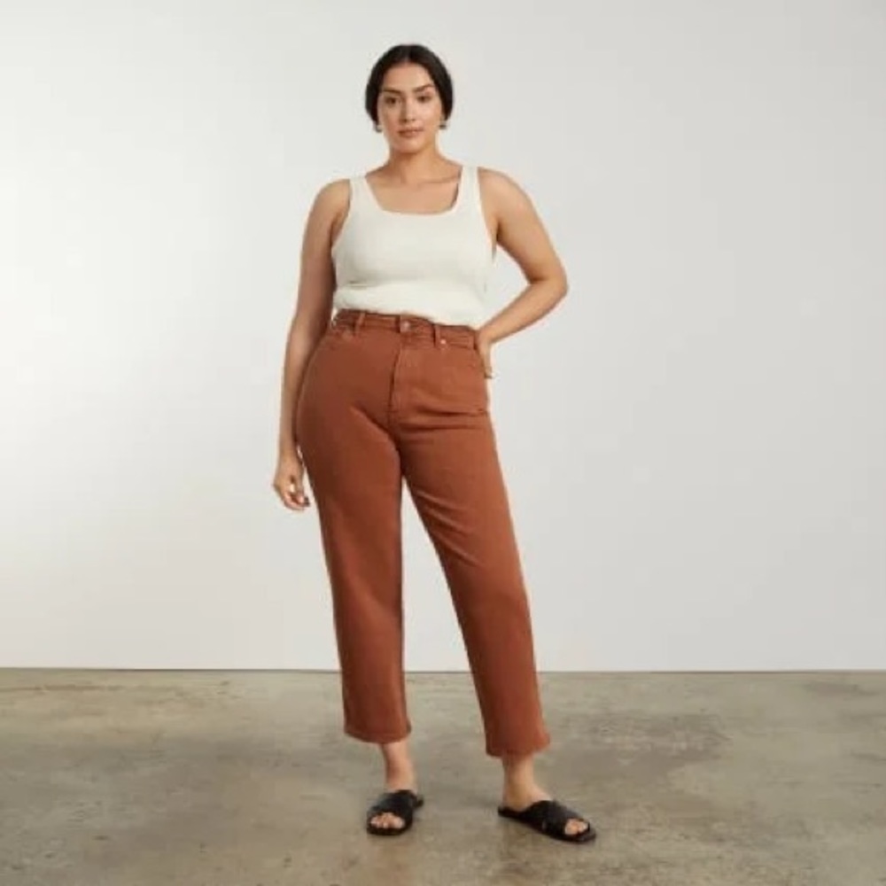 Everlane Way High Jean in Rich Earth